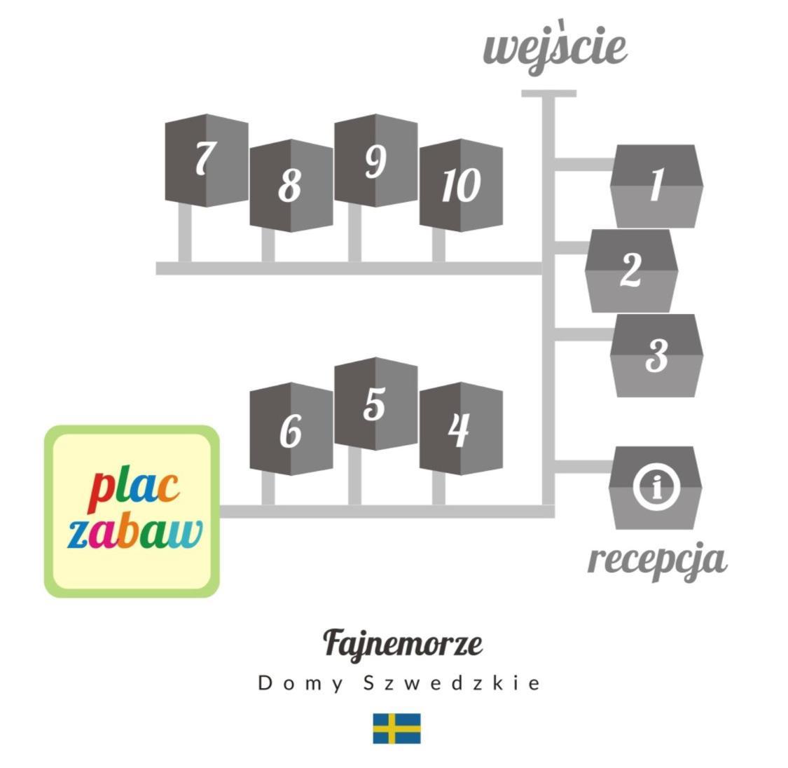 Fajnemorze - Domy Szwedzkie Debina  Exteriör bild